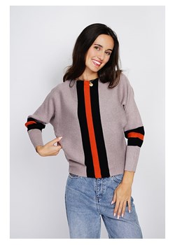 ASSUILI Kaszmirowy sweter w kolorze jasnobrązowym ze sklepu Limango Polska w kategorii Swetry damskie - zdjęcie 188510321