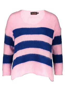 miss goodlife Sweter "Stripes" w kolorze jasnoróżowo-granatowym ze sklepu Limango Polska w kategorii Swetry damskie - zdjęcie 188510413
