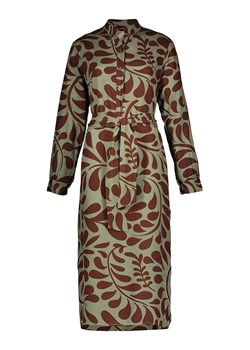 miss goodlife Sukienka "Ornaments" w kolorze oliwkowo-ciemnobrązowym ze sklepu Limango Polska w kategorii Sukienki - zdjęcie 188510421