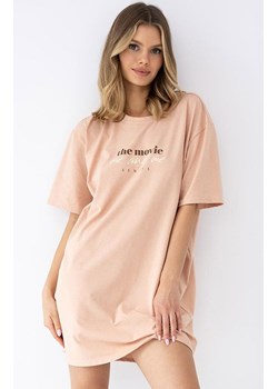 Sensis koszula nocna na krótki rękaw Anika, Kolor karmelowy, Rozmiar uniwersalny, SENSIS ze sklepu Primodo w kategorii Koszule nocne - zdjęcie 188510662