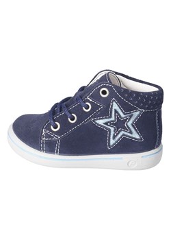 PEPINO Skórzane sneakersy "Lissi" w kolorze granatowym ze sklepu Limango Polska w kategorii Trampki dziecięce - zdjęcie 188510671