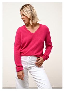Just Cashmere Kaszmirowy sweter "Nora" w kolorze różowym ze sklepu Limango Polska w kategorii Swetry damskie - zdjęcie 188510683