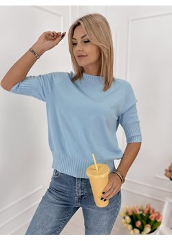 sweter mores błękitny one size ze sklepu UBRA w kategorii Swetry damskie - zdjęcie 188510892