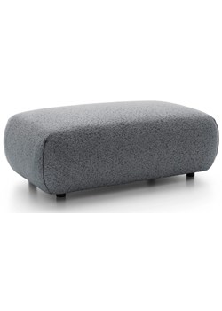 Popielata melanżowa pufa na nóżkach K1-C61 ze sklepu Edinos.pl w kategorii Pufy i siedziska - zdjęcie 188511012