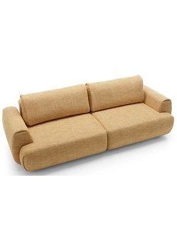 Miodowa kanapa melanżowa z funkcją spania D0-L11 ze sklepu Edinos.pl w kategorii Sofy i kanapy - zdjęcie 188511032