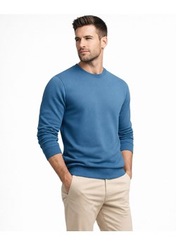 Bluza męska niebieska bez kaptura Recea ze sklepu Recea.pl w kategorii Bluzy męskie - zdjęcie 188512472