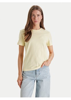 Calvin Klein Jeans T-Shirt Monogram LV047B224G Żółty Regular Fit ze sklepu MODIVO w kategorii Bluzki damskie - zdjęcie 188512590
