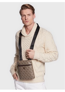 Guess Saszetka Vezzola Smart HMEVZL P2223 Beżowy ze sklepu MODIVO w kategorii Torby męskie - zdjęcie 188512603