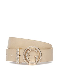 Guess Pasek Damski W6RZ01 WHFW0 Beżowy ze sklepu MODIVO w kategorii Paski damskie - zdjęcie 188512742