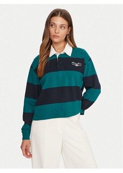 Guess Jeans Polo W5BP06 KCPS1 Beżowy Relaxed Fit ze sklepu MODIVO w kategorii Bluzki damskie - zdjęcie 188512821