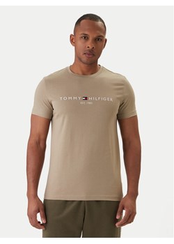 Tommy Hilfiger T-Shirt Logo MW0MW11797 Zielony Regular Fit ze sklepu MODIVO w kategorii T-shirty męskie - zdjęcie 188512822