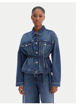 HUGO Kurtka jeansowa Gizzie 50553184 Niebieski Regular Fit ze sklepu MODIVO w kategorii Kurtki damskie - zdjęcie 188512843