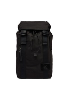 Calvin Klein Plecak Canvas Mix Backpack LV04D3364G Czarny ze sklepu MODIVO w kategorii Plecaki - zdjęcie 188512884