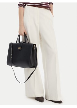 Tommy Hilfiger Torebka Th Heritage Satchel AW0AW18287 Czarny ze sklepu MODIVO w kategorii Torebki damskie - zdjęcie 188512980