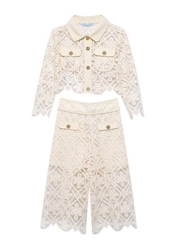 Abel & Lula Garnitur 5288 Beżowy Regular Fit ze sklepu MODIVO w kategorii Komplety dziewczęce - zdjęcie 188512991