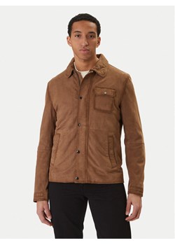 Milestone Kurtka skórzana Elias 611613 60740 Beżowy Regular Fit ze sklepu MODIVO w kategorii Kurtki męskie - zdjęcie 188513031