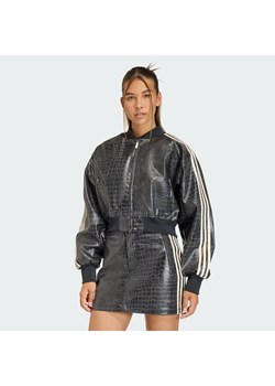 adidas Kurtka z imitacji skóry Pleather KE5035 Czarny Oversize ze sklepu MODIVO w kategorii Kurtki damskie - zdjęcie 188513033