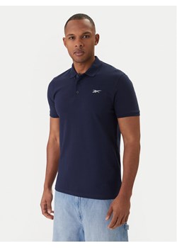 Reebok Polo Breen RK25562CCM Granatowy Regular Fit ze sklepu MODIVO w kategorii T-shirty męskie - zdjęcie 188513072