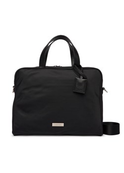 Calvin Klein Torba na laptopa Sleek Slim Commuter LV04D3351G Czarny ze sklepu MODIVO w kategorii Torby na laptopa - zdjęcie 188513110
