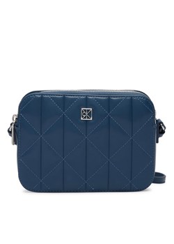 Calvin Klein Torebka Quilted Double Zip Camera Bag LV04F3328G Niebieski ze sklepu MODIVO w kategorii Listonoszki - zdjęcie 188513210