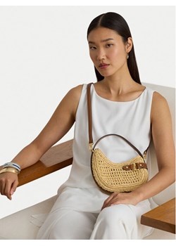 LAUREN RALPH LAUREN Torebka 431982191001 Brązowy ze sklepu MODIVO w kategorii Torebki hobo - zdjęcie 188513253