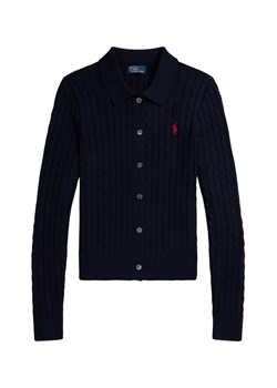 Polo Ralph Lauren Kardigan 211971881501 Granatowy Slim Fit ze sklepu MODIVO w kategorii Swetry damskie - zdjęcie 188513361