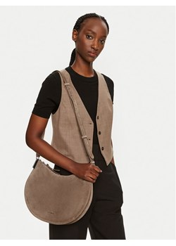 Coccinelle Torebka QKG Coccinellesunup Suede E1 QKG 13 02 01 Brązowy ze sklepu MODIVO w kategorii Torby Shopper bag - zdjęcie 188513462