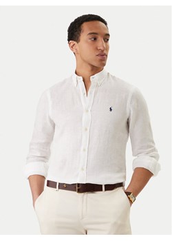 Polo Ralph Lauren Koszula 710968915505 Biały Slim Fit ze sklepu MODIVO w kategorii Koszule męskie - zdjęcie 188513542