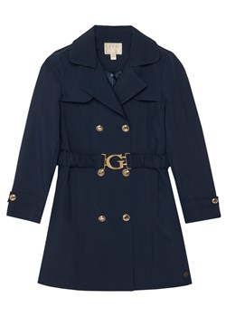 Guess Trencz J5RL10 WFYD0 Granatowy Regular Fit ze sklepu MODIVO w kategorii Płaszcze dziewczęce - zdjęcie 188513551