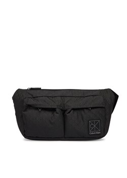 Calvin Klein Nerka Utility Emblem Sling Waistbag LV04D3341G Czarny ze sklepu MODIVO w kategorii Nerki - zdjęcie 188513560