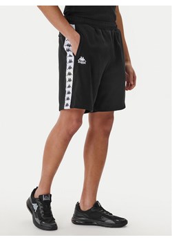 Kappa Szorty sportowe Banda Oviedo 351S77W Czarny Comfort Fit ze sklepu MODIVO w kategorii Spodenki męskie - zdjęcie 188513653