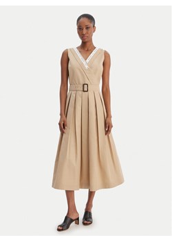 Weekend Max Mara Sukienka codzienna Cono 2615221021 Beżowy Regular Fit ze sklepu MODIVO w kategorii Sukienki - zdjęcie 188513701