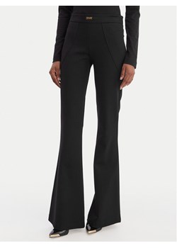 Versace Jeans Couture Spodnie materiałowe 80HAA115 J0092 Czarny Flare Fit ze sklepu MODIVO w kategorii Spodnie damskie - zdjęcie 188513743