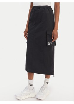Reebok Spódnica midi Gabrielle RK25513CCW Czarny Regular Fit ze sklepu MODIVO w kategorii Spódnice - zdjęcie 188513761