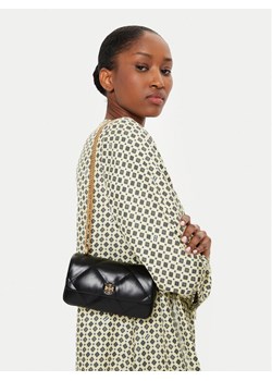 Tory Burch Torebka Mini Kira Diamond Quilt Flap Bag 154710 Czarny ze sklepu MODIVO w kategorii Kopertówki - zdjęcie 188513784