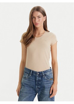 G-Star Raw T-Shirt Eyben D24533-4107 Écru Slim Fit ze sklepu MODIVO w kategorii Bluzki damskie - zdjęcie 188513820