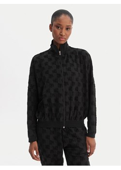 HUGO Bluza Monogram 50556831 Czarny Regular Fit ze sklepu MODIVO w kategorii Bluzy damskie - zdjęcie 188513822