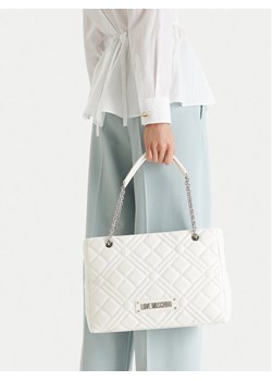 LOVE MOSCHINO Torebka JC4145PP0MLA0100 Biały ze sklepu MODIVO w kategorii Torby Shopper bag - zdjęcie 188513882
