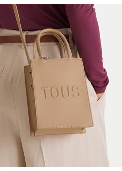 TOUS Torebka MINI BOLSO POP TOUS BRENDA 2002105943 Beżowy ze sklepu MODIVO w kategorii Torebki damskie - zdjęcie 188513953