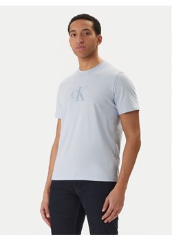 Calvin Klein T-Shirt LV04RF853G Błękitny Regular Fit ze sklepu MODIVO w kategorii T-shirty męskie - zdjęcie 188514061
