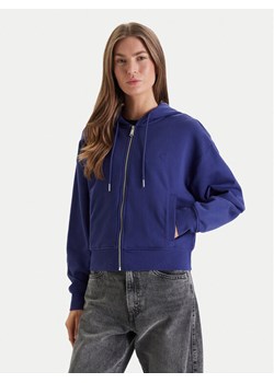Calvin Klein Jeans Bluza Monogram LV047F208G Fioletowy Relaxed Fit ze sklepu MODIVO w kategorii Bluzy damskie - zdjęcie 188514124