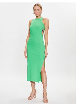 MSGM Sukienka letnia 3441MDA61 237120 Zielony Slim Fit ze sklepu MODIVO w kategorii Sukienki - zdjęcie 188514211