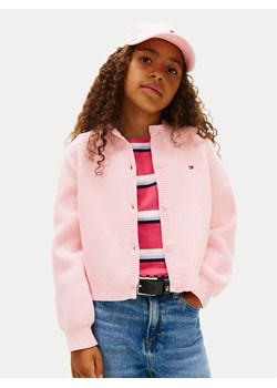 Tommy Hilfiger Sweter Graphic KB0KB10347 D Różowy Regular Fit ze sklepu MODIVO w kategorii Swetry dziewczęce - zdjęcie 188514293