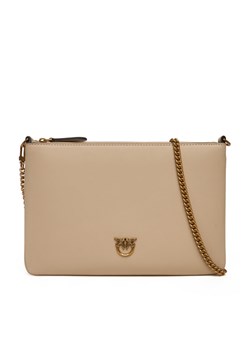 PINKO Torebka Flat Classic AI 25-26 PCPL 100455 A0F1 Beżowy ze sklepu MODIVO w kategorii Kopertówki - zdjęcie 188514380