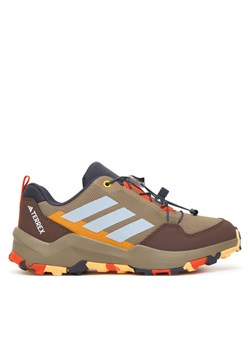 adidas Trekkingi Terrex Ax4S Speed Lacing JR9060 Khaki ze sklepu MODIVO w kategorii Buty trekkingowe dziecięce - zdjęcie 188514432