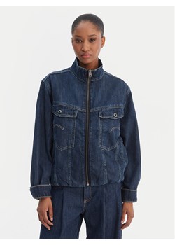 G-Star Raw Kurtka jeansowa Rib Trucker D28586-D536 Niebieski Regular Fit ze sklepu MODIVO w kategorii Kurtki damskie - zdjęcie 188514434