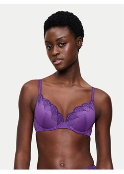 Triumph Biustonosz push-up Comfort Glam 10224965 Fioletowy ze sklepu MODIVO w kategorii Biustonosze - zdjęcie 188514464