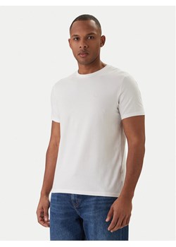 Calvin Klein T-Shirt LV04LC240G Biały Slim Fit ze sklepu MODIVO w kategorii T-shirty męskie - zdjęcie 188514522
