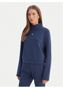 Guess Bluza V4YQ05 KCAY2 Granatowy Regular Fit ze sklepu MODIVO w kategorii Bluzy damskie - zdjęcie 188514541