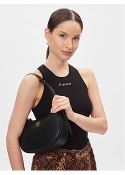 Pinko Torebka Half Moon Mini Fl . PE 24 PLTT 102790 A0F1 Czarny ze sklepu MODIVO w kategorii Listonoszki - zdjęcie 188514650